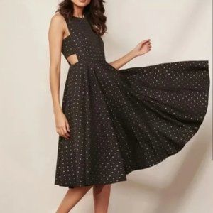 Ted Baker Lysanda Cut Out Jacquard Dress